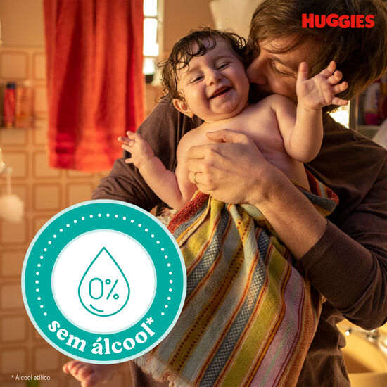 Colônia Huggies Extra Suave Sem Álcool Hipoalegênica 100 ml